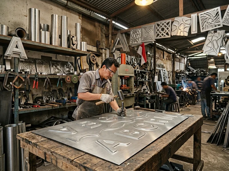 Perbandingan stainless 201 dan 304 untuk signage outdoor
