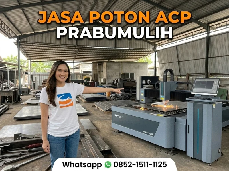 Jasa potong panel ACP dan CNC router untuk area Kota Prabumulih