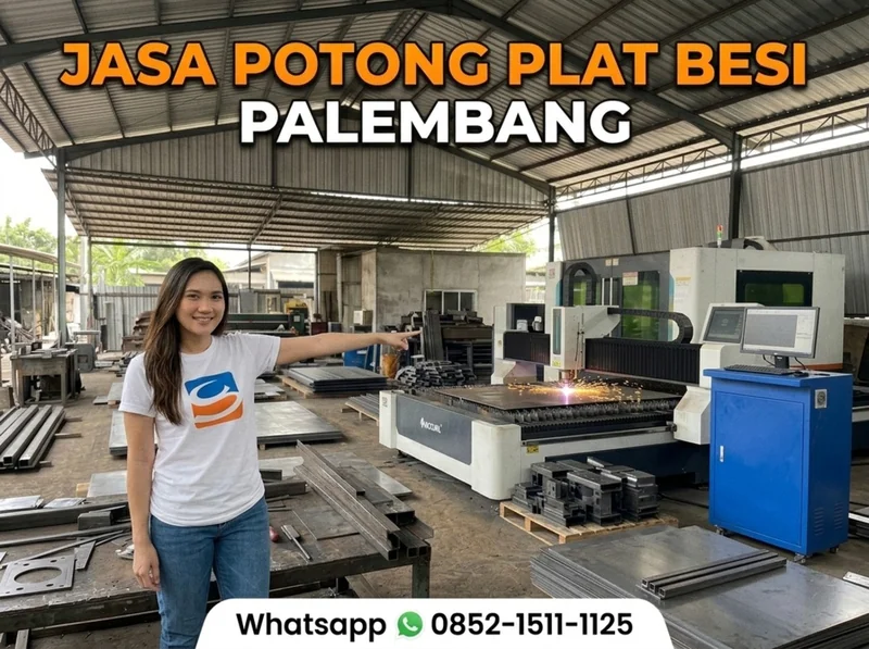 Jasa potong plat motif pagar dan ornamen laser cutting di Palembang Sumatera Selatan