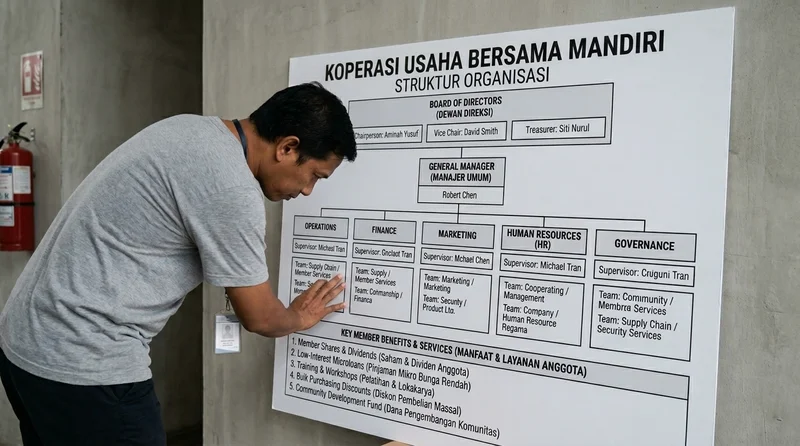 Papan Struktur Organisasi