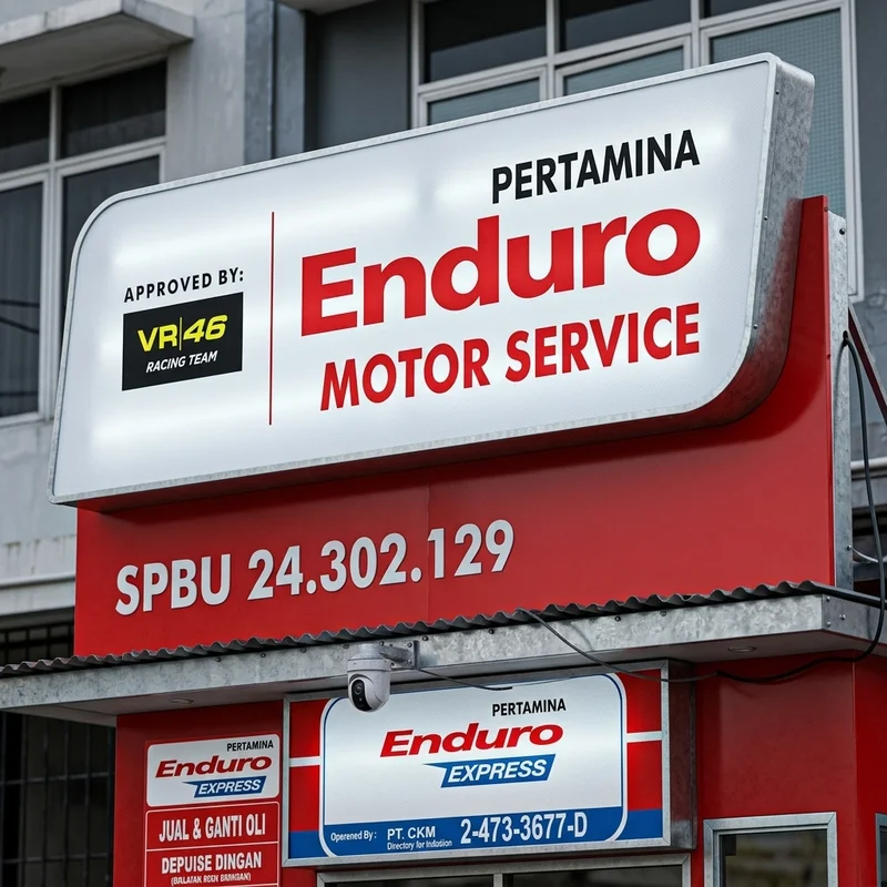 Neon Box SPBU Pertamina